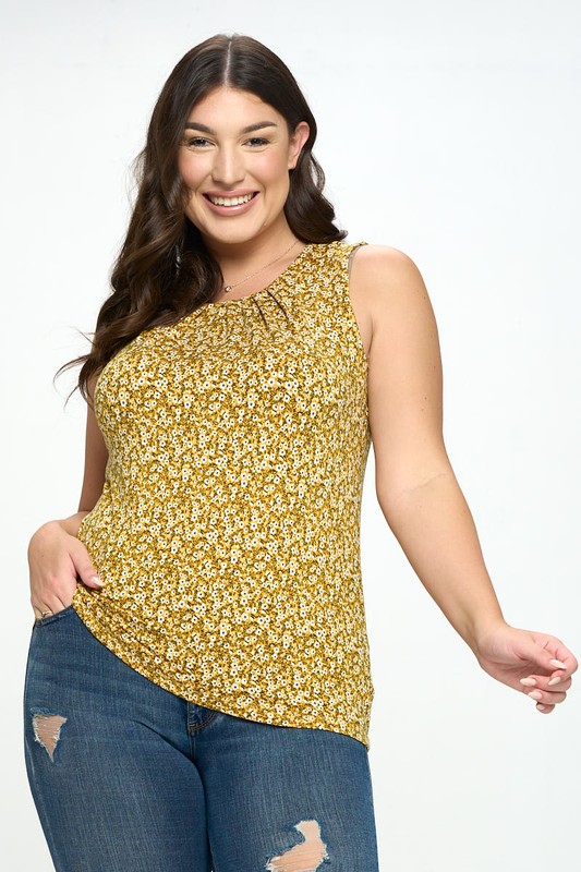 PLUS TANK BLOUSE